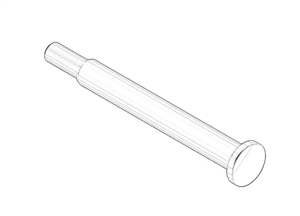DORNBRACHT Halter ERSATZTEILE 90282265000 D. 36 x 155,5 mm Chrom, 90282265000-00 Galeriebild 1